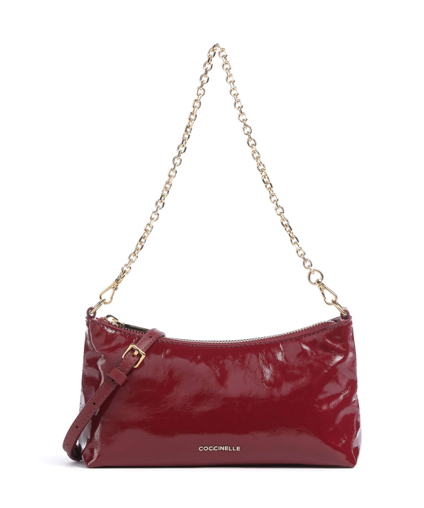 Coccinelle Aura Shiny Shoulder bag ribes