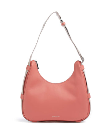 Coccinelle Raquel Sac porté épaule pink clay/brunet