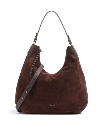 Coccinelle Rebekka Suede Sac fourre-tout brunette