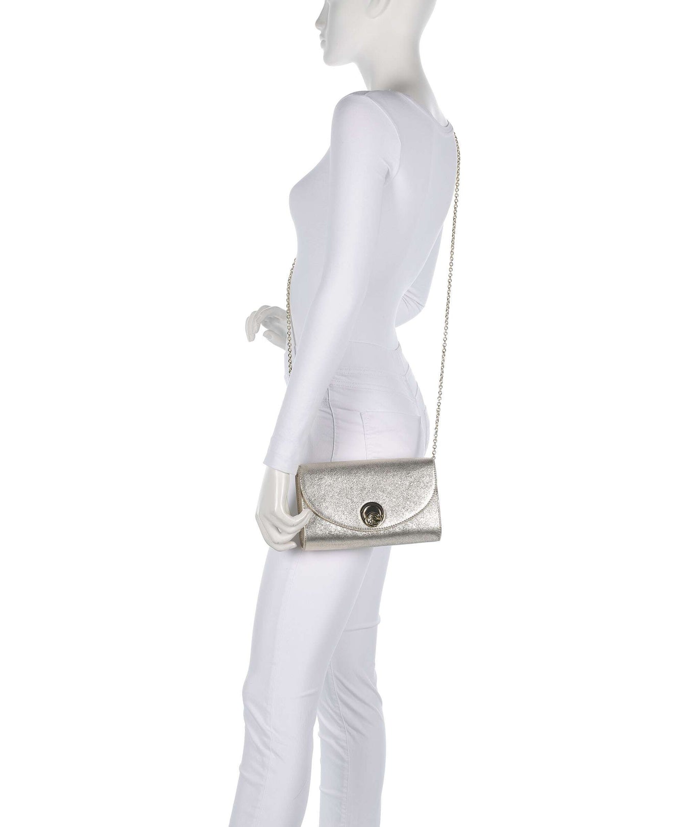 Coccinelle Nikla Smooth Crossbody bag pale gold