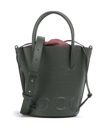 Coccinelle Myrtha Maxi Logo Bucket bag alga
