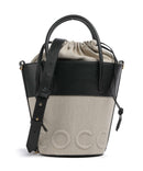 Coccinelle Myrtha Canvas Sac seau natural/noir