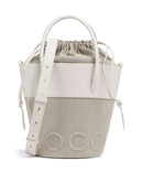 Coccinelle Myrtha Canvas Sac seau natural/blanco