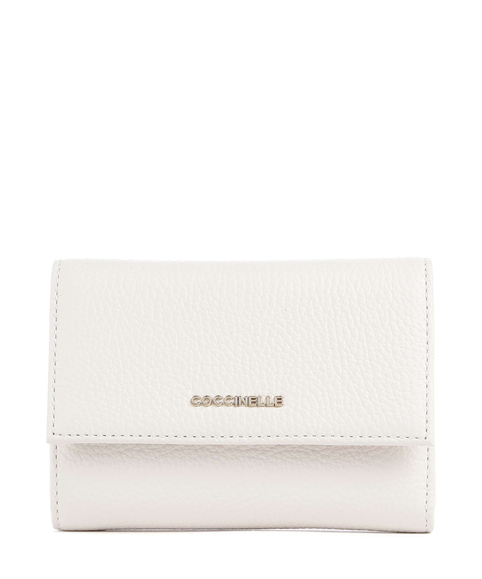 Coccinelle Metallic Soft Wallet blanco