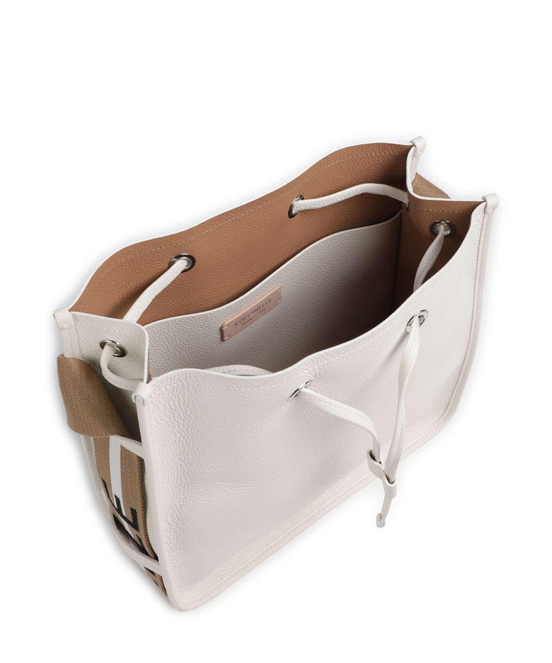 Coccinelle Raquel Bucket bag blanco/skin