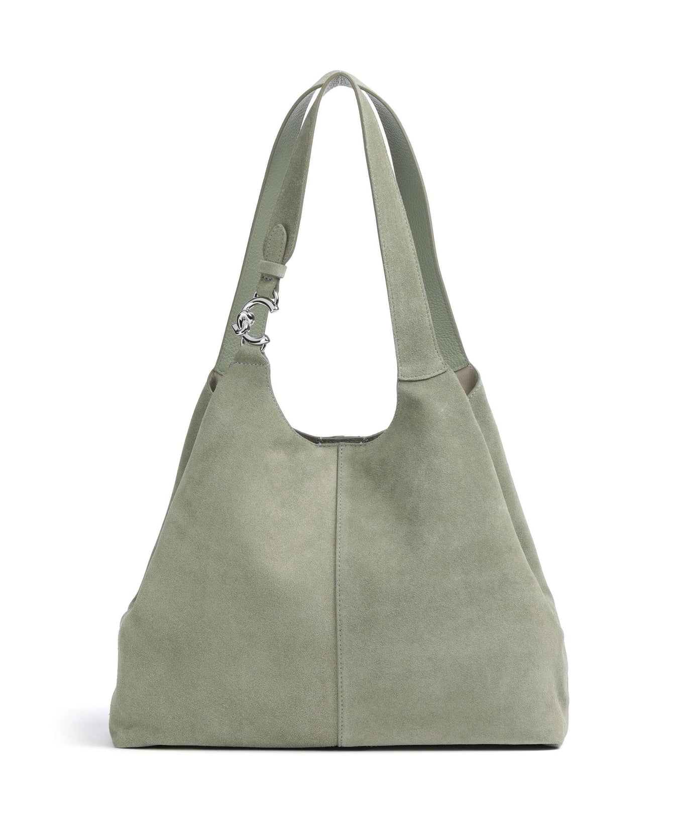 Coccinelle C-Easy Suede Hobo bag greenery