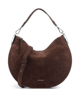 Coccinelle Sunup Suede Schultertasche brunette