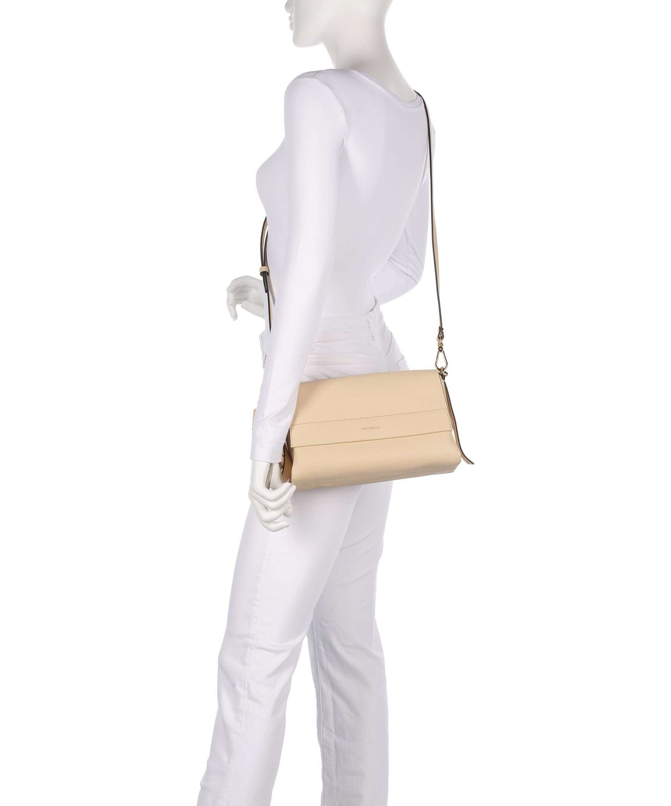 Coccinelle Boheme Grana Double Shoulder bag betulla/cognac