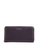 Coccinelle Metallic Soft Portefeuille prune