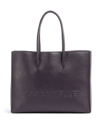 Coccinelle Myrtha Maxi Logo Cabas prune