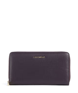 Coccinelle Metallic Soft Portefeuille prune
