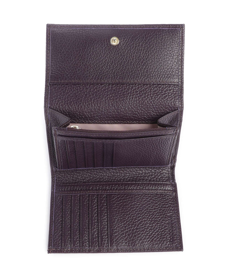 Coccinelle Metallic Soft Wallet prune