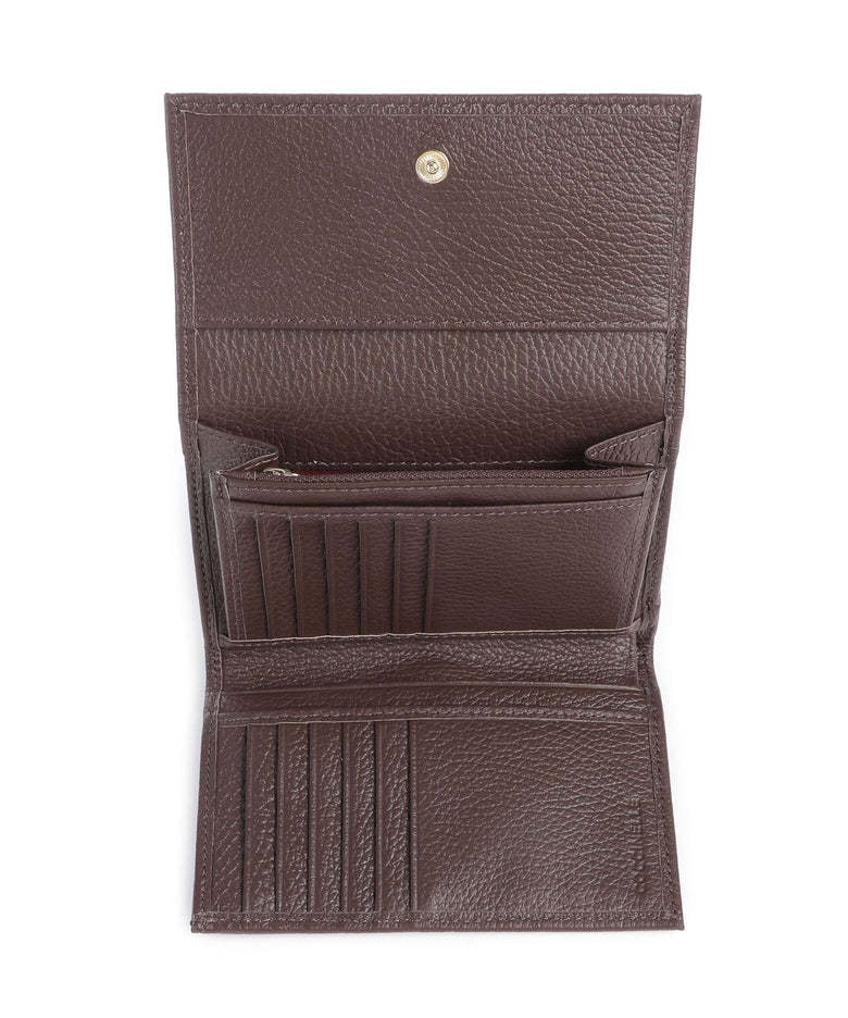 Coccinelle Metallic Soft Wallet brunette