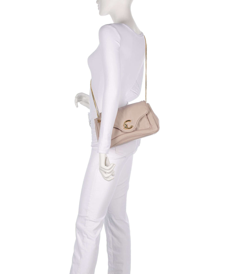 Coccinelle C-Me Fluffy Shoulder bag rosette