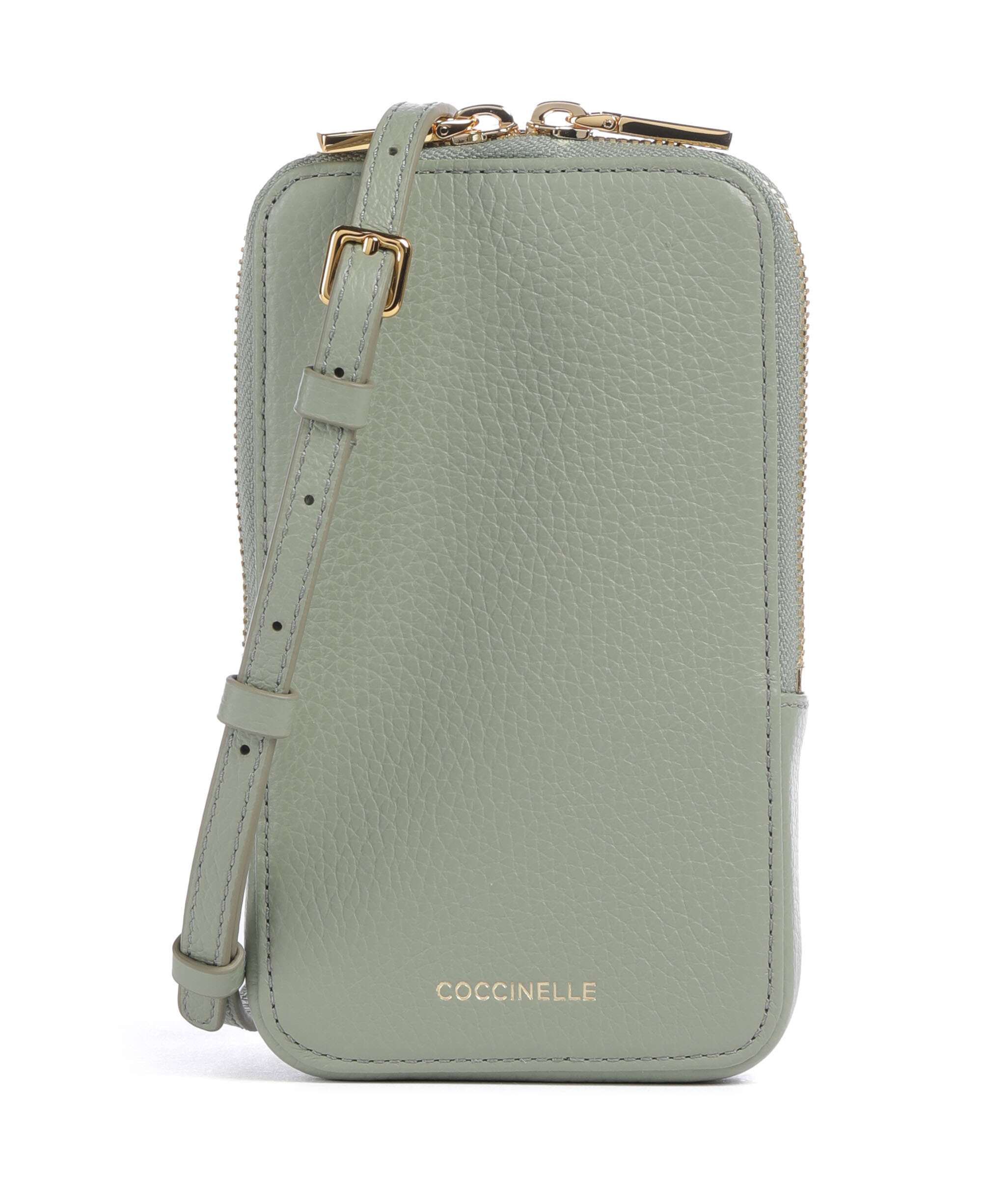 Coccinelle Flor Phone bag greenery