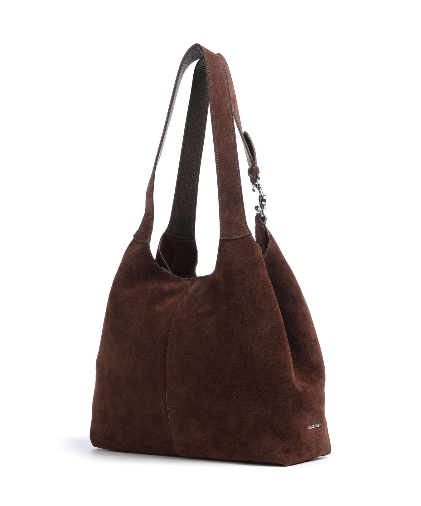 Coccinelle C-Easy Suede Hobo bag brunette