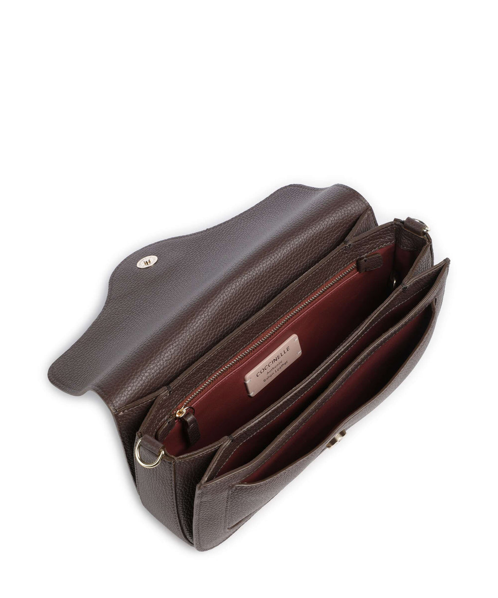 Coccinelle C-Me Crossbody bag brunette