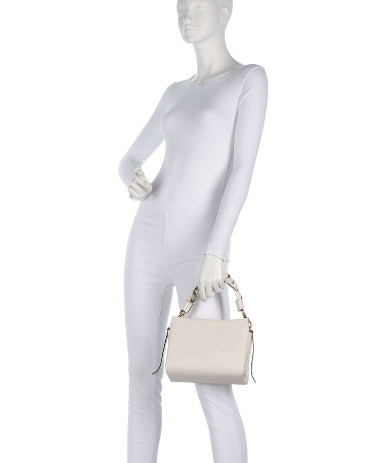 Coccinelle Boheme Grana Double Handbag pearl/cognac