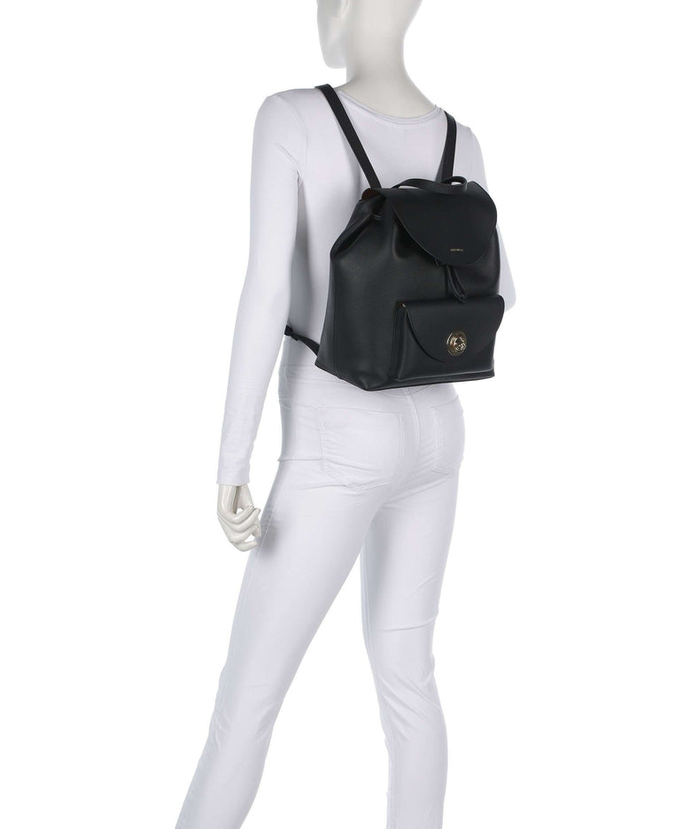 Coccinelle Nikla Backpack noir/cognac