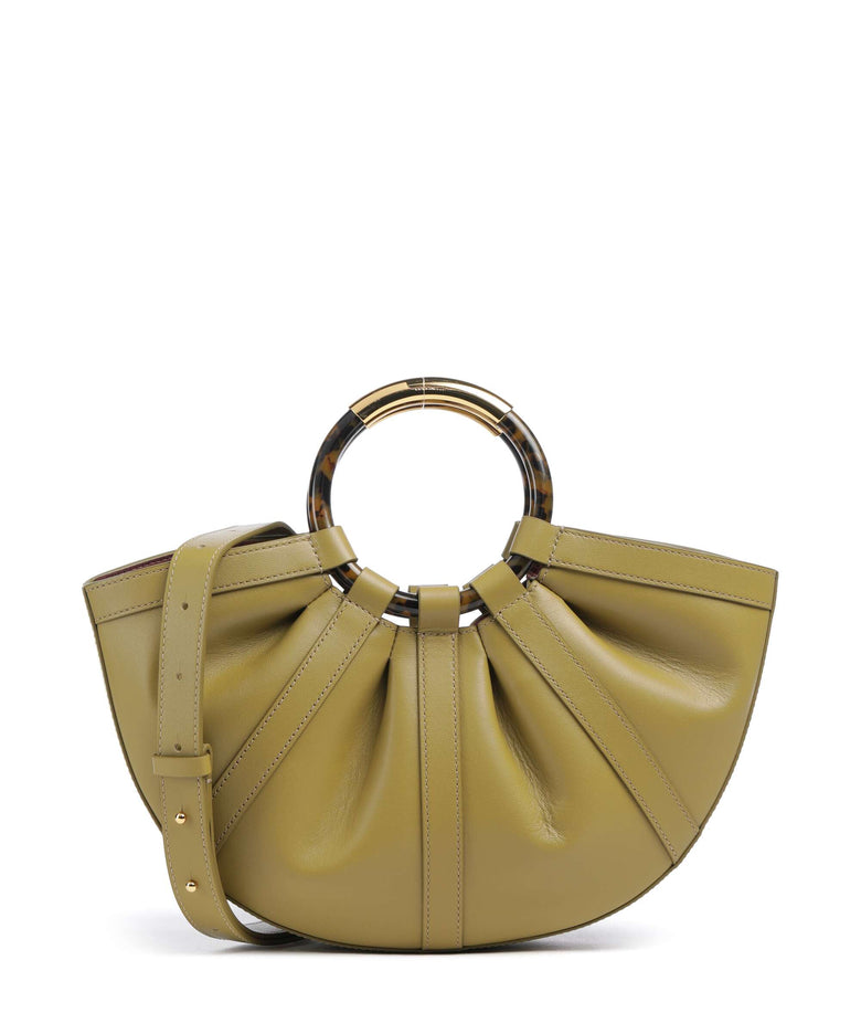 Coccinelle Shell Handbag seagrass