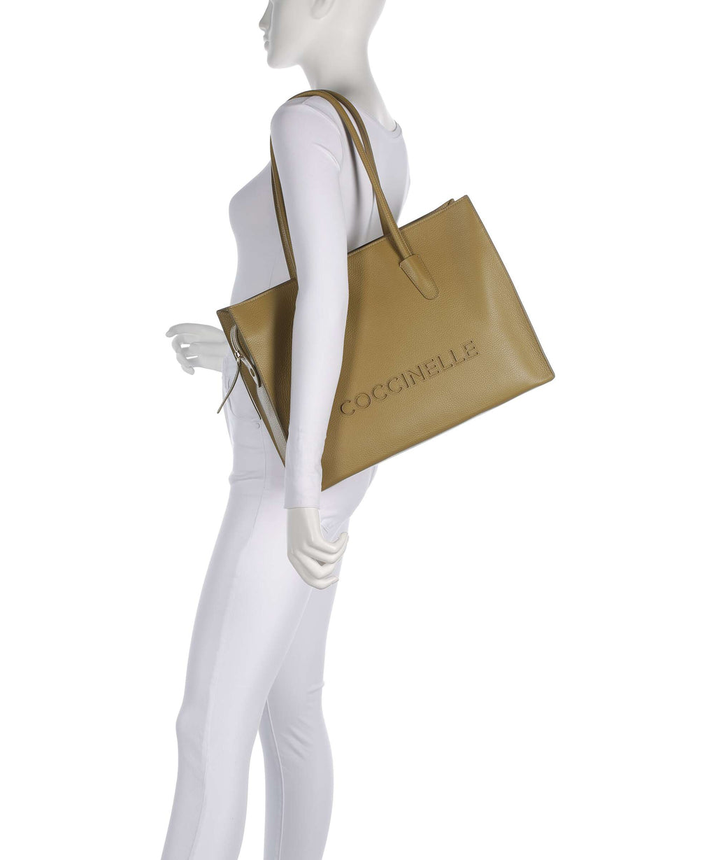 Coccinelle Myrtha Tote bag seagrass