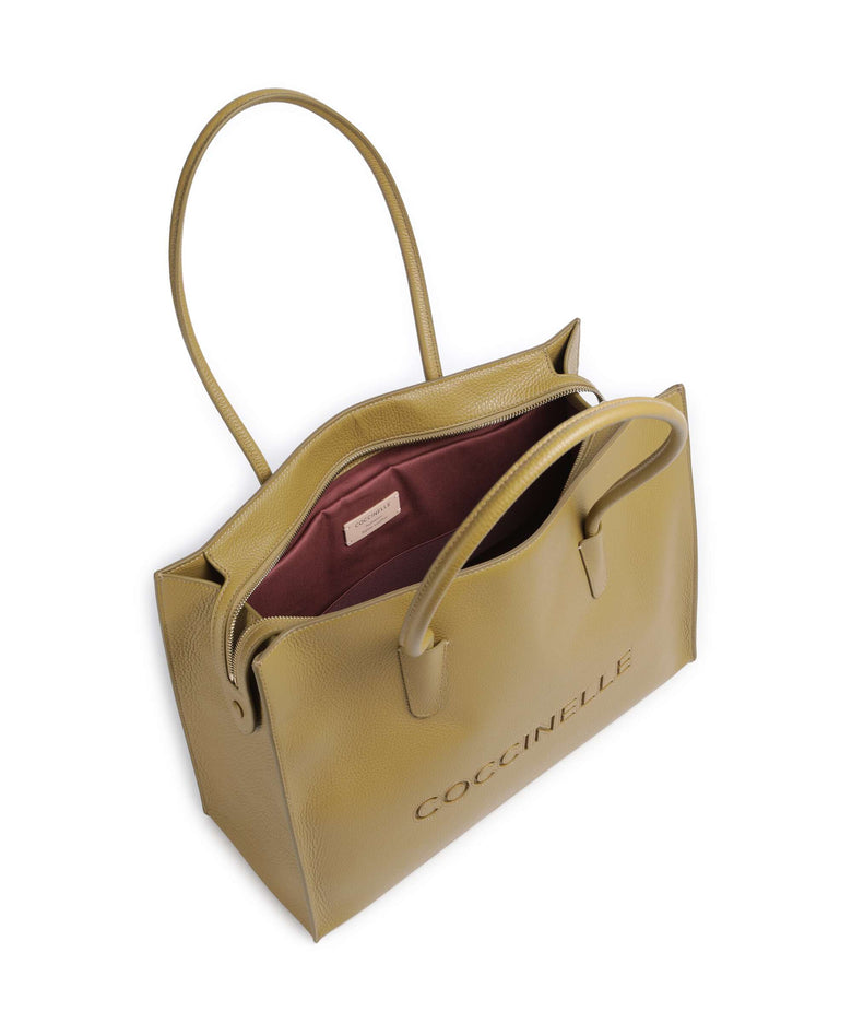 Coccinelle Myrtha Tote bag seagrass