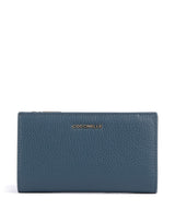 Coccinelle Metallic Soft RFID Geldbörse deep blue