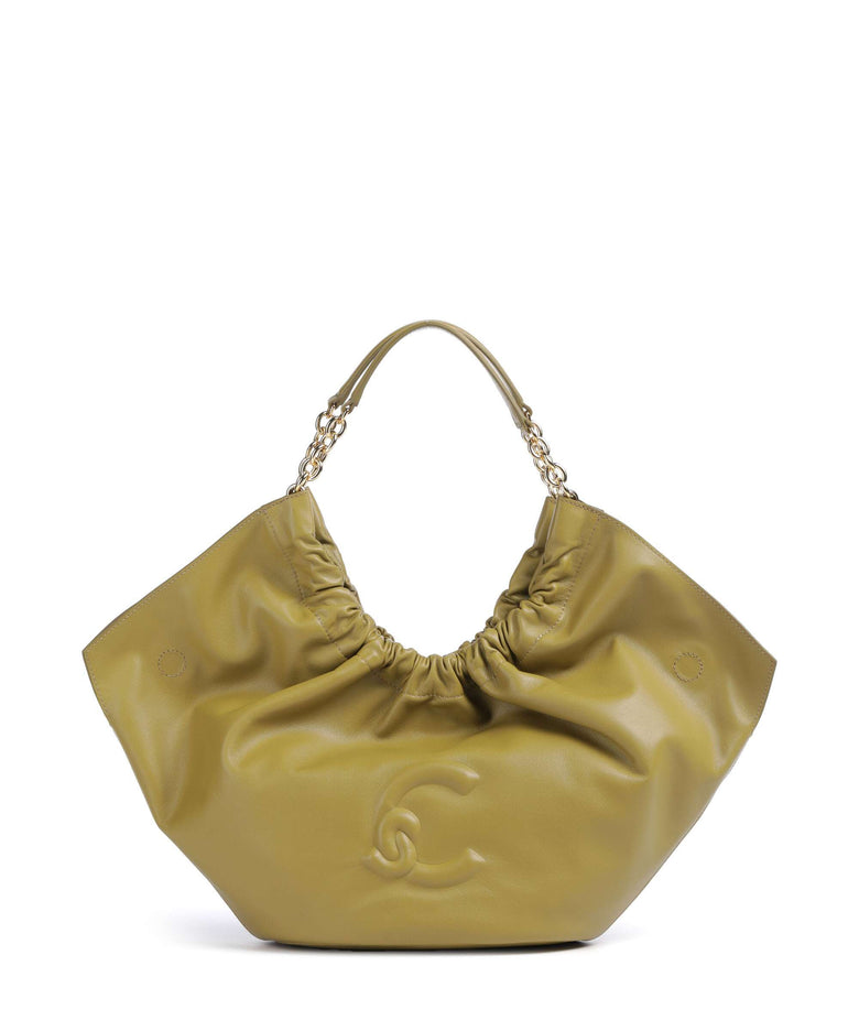 Coccinelle Smash Bucket bag seagrass