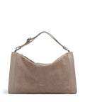 Coccinelle Elinor Suede Hobo bag warm taupe