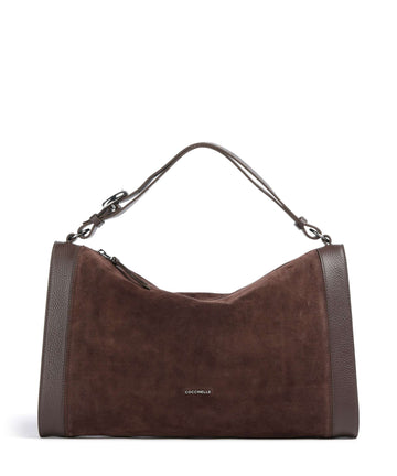 Coccinelle Elinor Suede Sac fourre-tout brunette