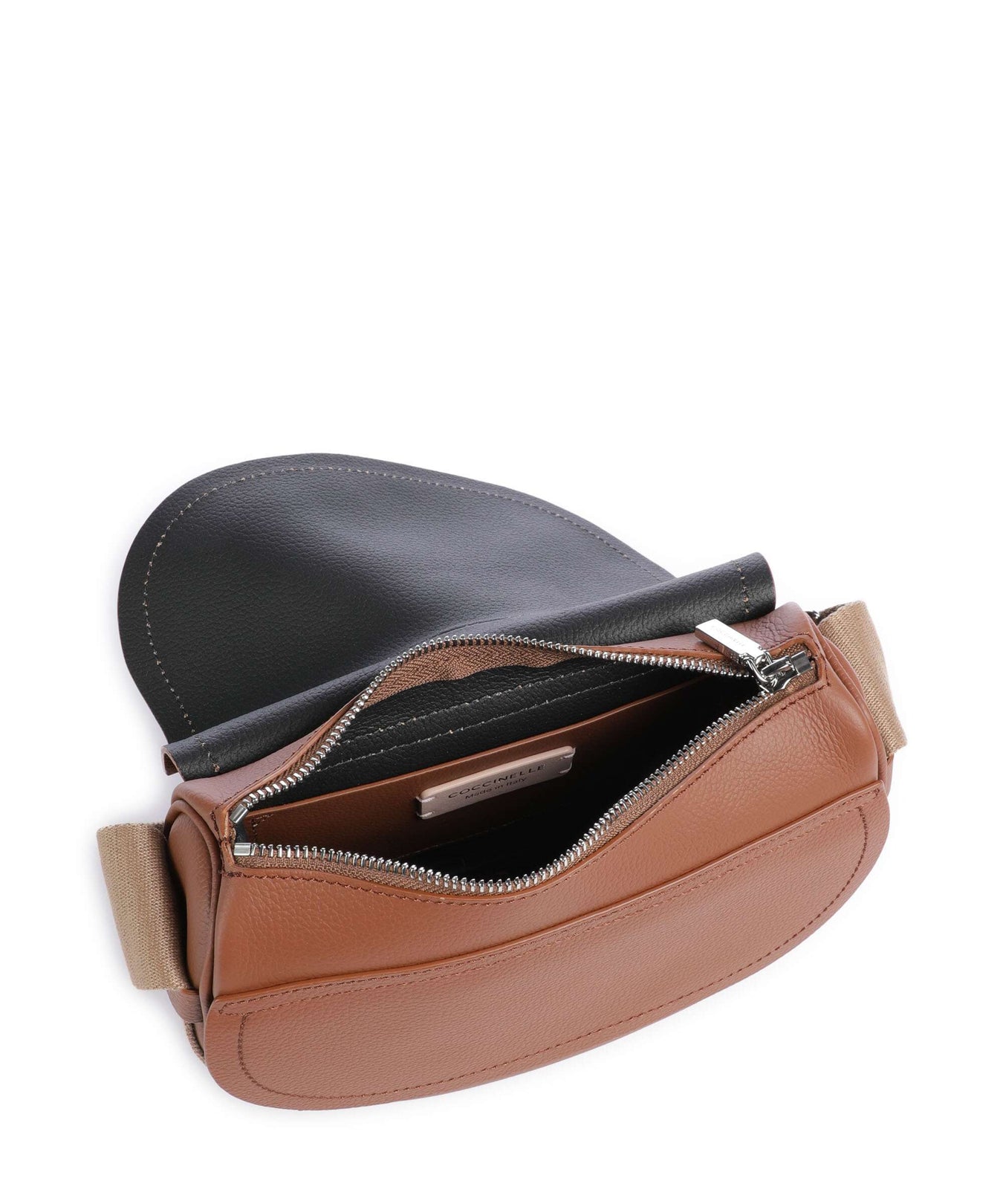 Coccinelle Raquel Crossbody bag cognac/noir