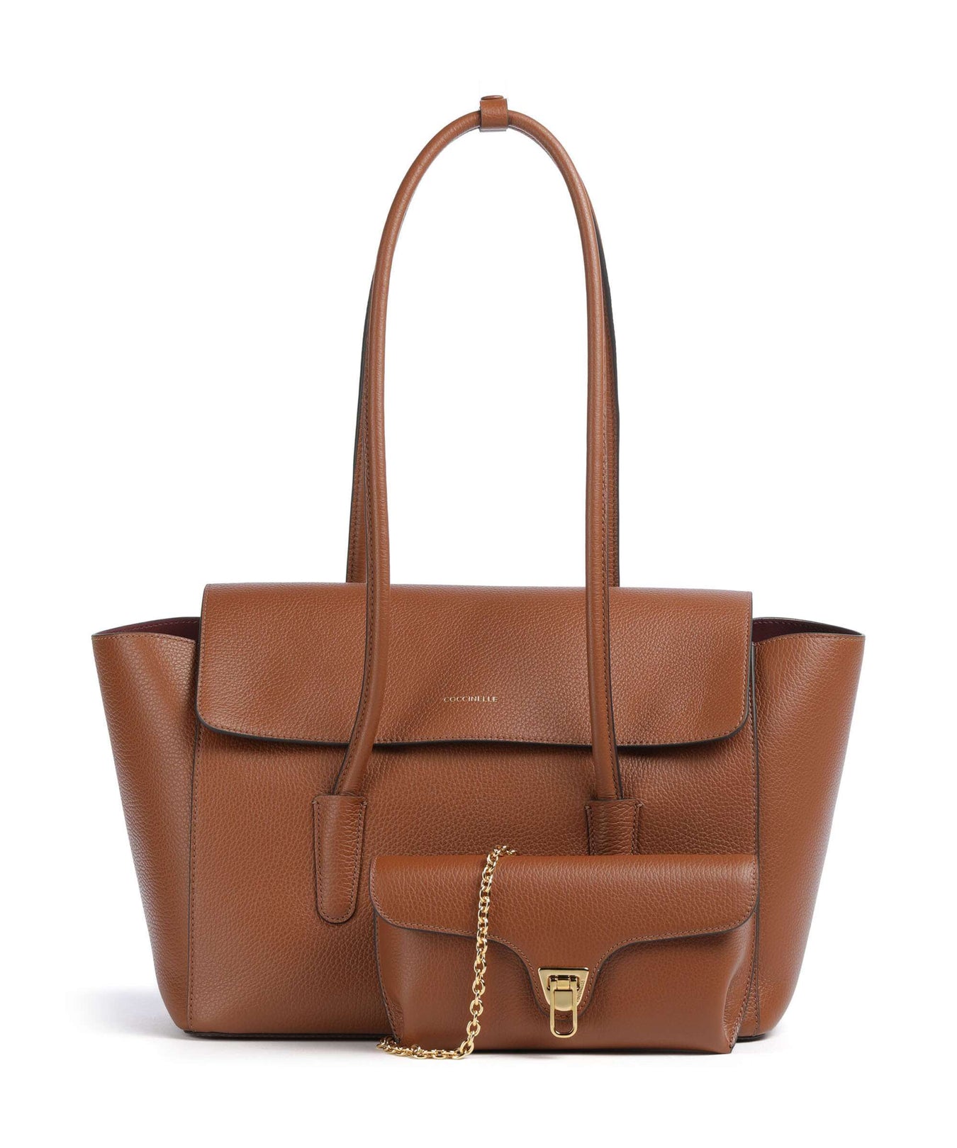 Coccinelle Beat Tote bag cognac