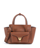 Coccinelle Beat Double Handtasche cognac