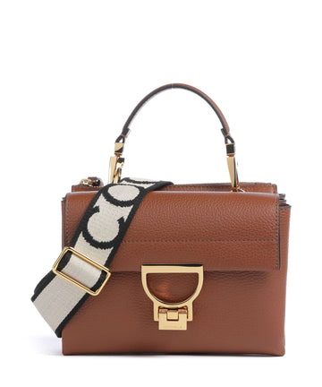 Coccinelle Arlettis Signature Crossbody bag cognac