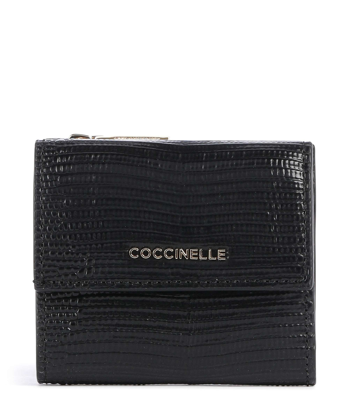Coccinelle Metallic Lizard RFID Wallet noir
