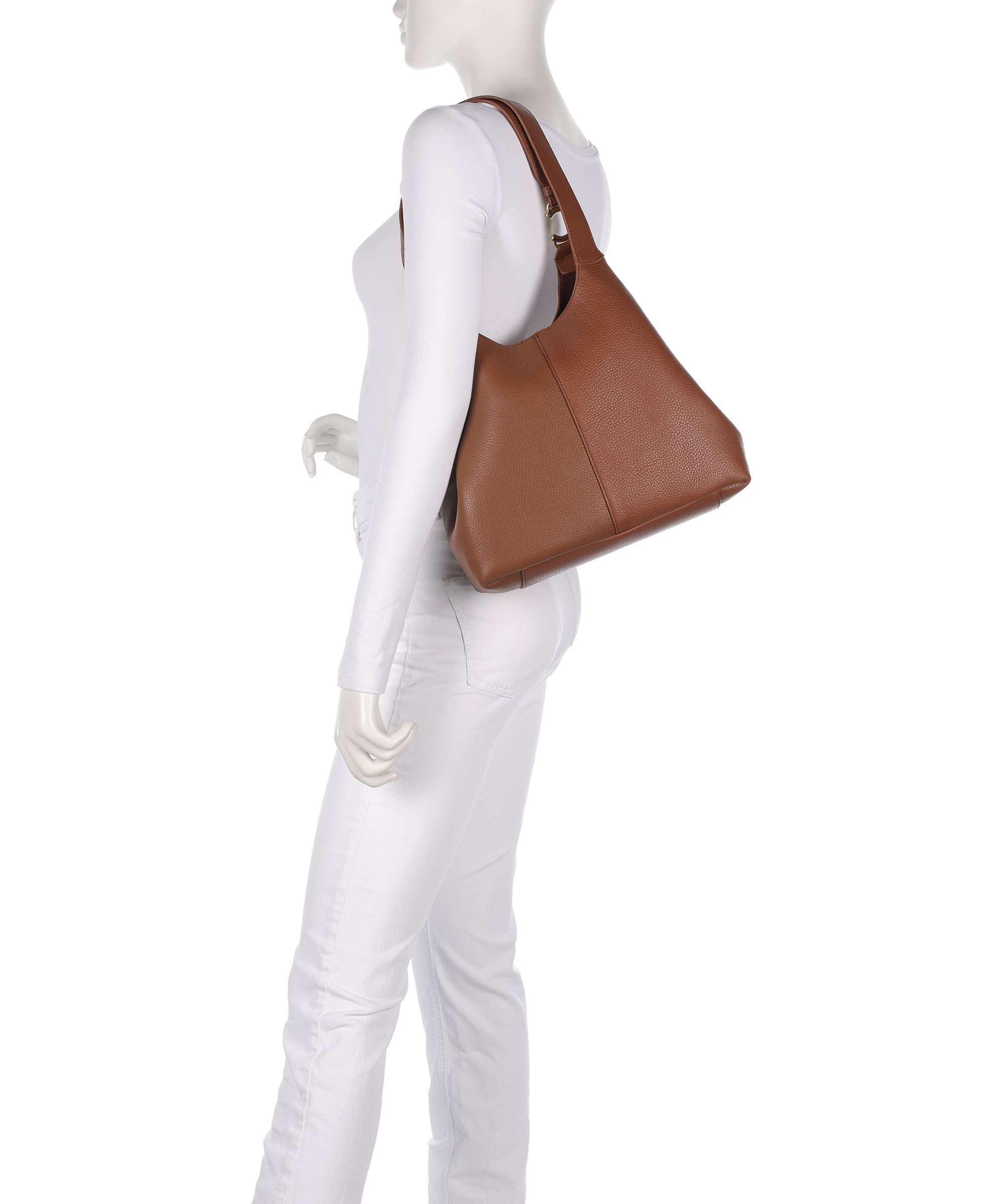 Coccinelle C-Easy Hobo bag cognac