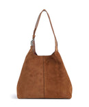 Coccinelle C-Easy Suede Beuteltasche cognac