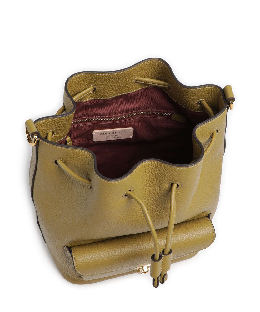 Coccinelle Beat Generation Bucket bag seagrass