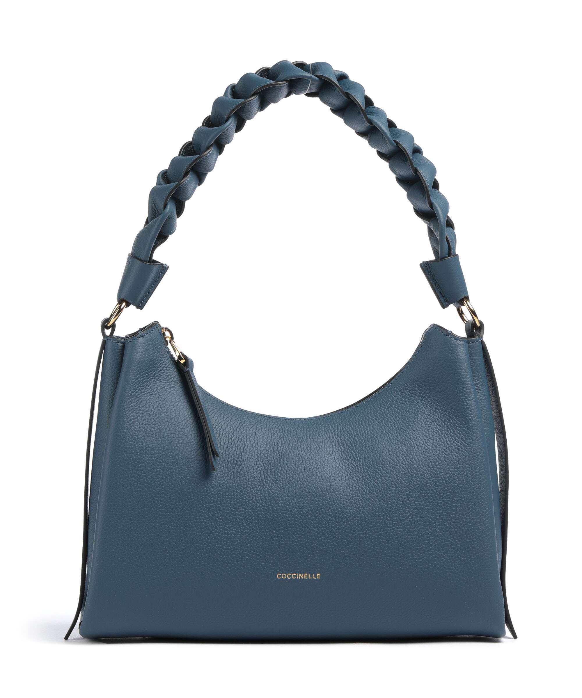 Coccinelle Boheme Grana Double Shoulder bag deep blue/sandshell