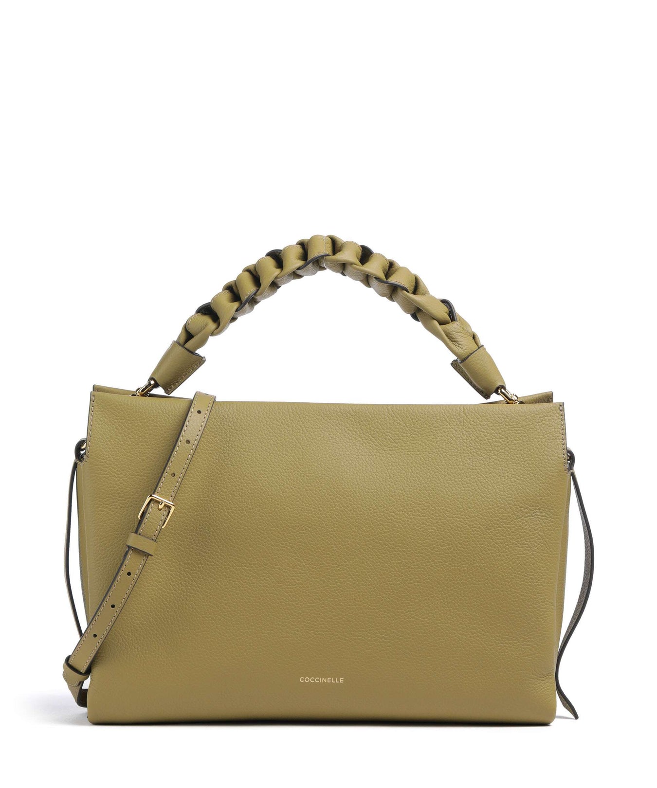 Coccinelle Boheme Grana Double Handbag seagrass/sandshell