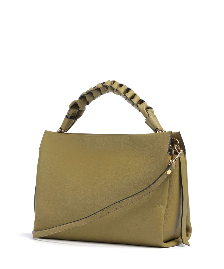 Coccinelle Boheme Grana Double Hobo bag seagrass/sandshell