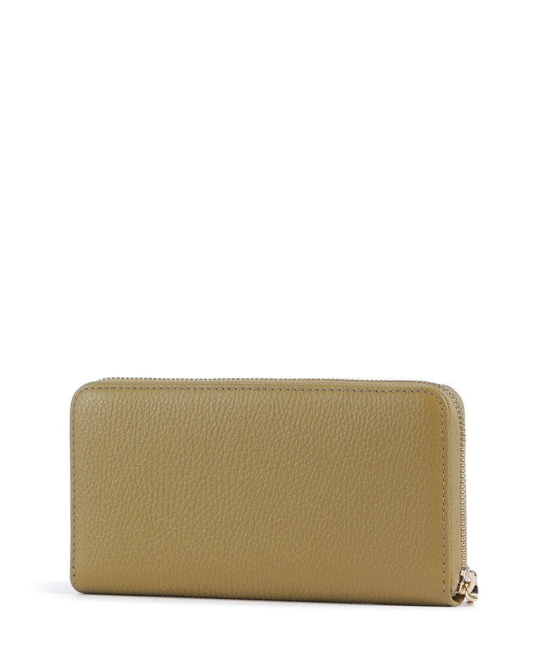 Coccinelle Metallic Soft Wallet seagrass