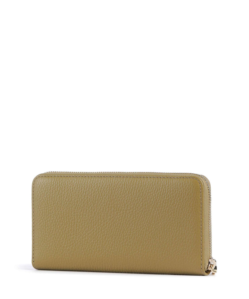 Coccinelle Metallic Soft Wallet seagrass