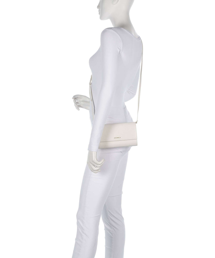 Coccinelle Metallic Soft RFID Wallet pearl