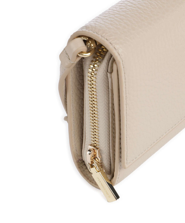 Coccinelle Metallic Soft Wallet sandshell