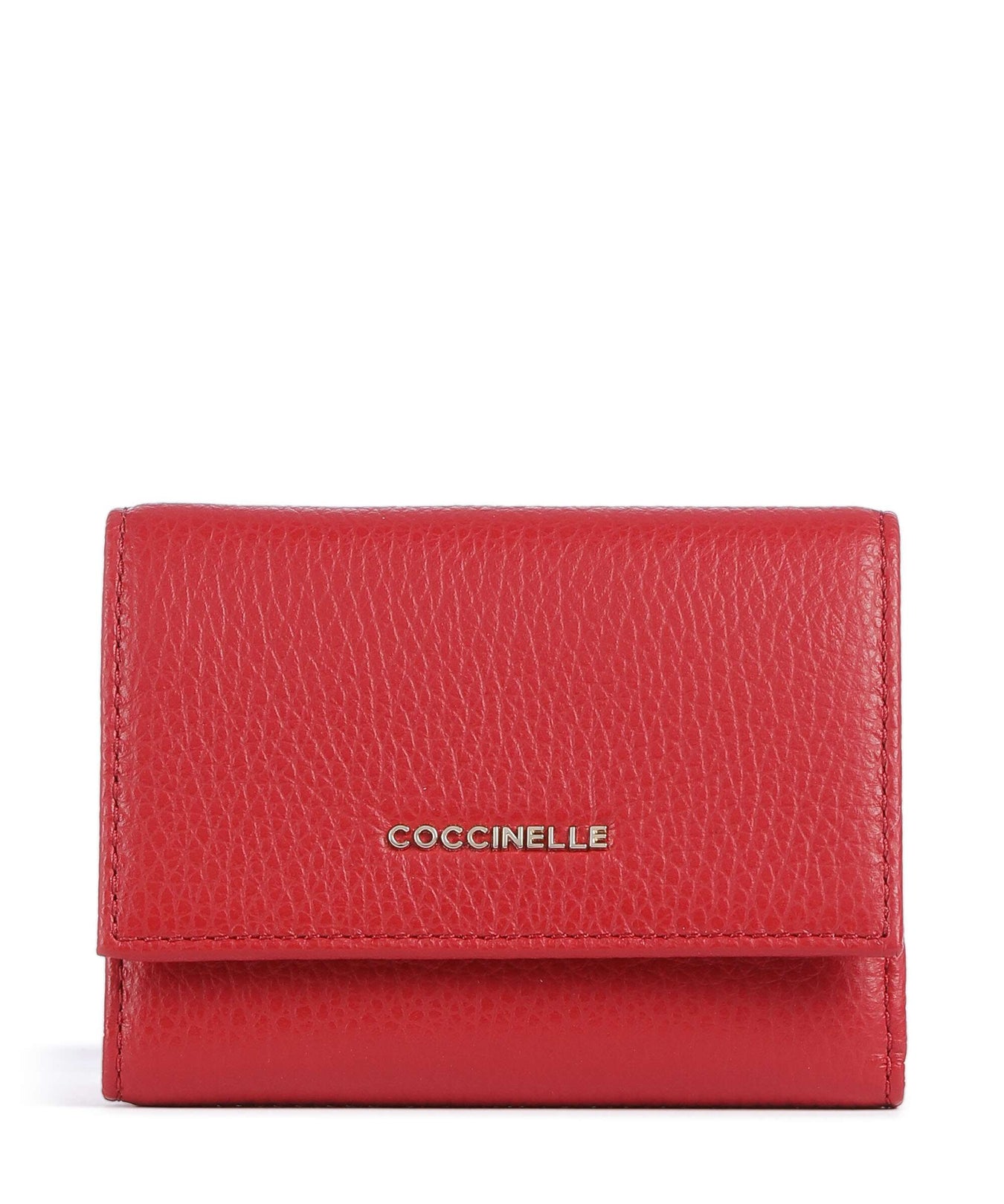 Coccinelle Metallic Soft RFID Wallet scarlet