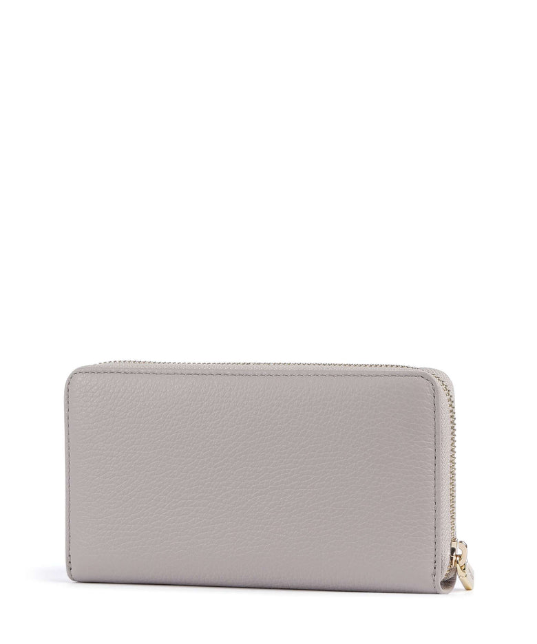 Coccinelle Metallic Soft RFID Wallet oyster