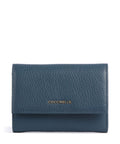 Coccinelle Metallic Soft Wallet deep blue
