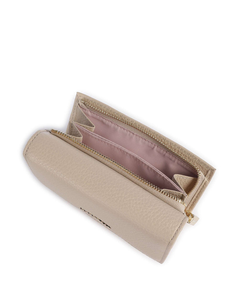 Coccinelle Metallic Soft RFID Wallet sandshell