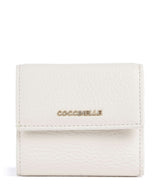 Coccinelle Metallic Soft RFID Geldbörse pearl